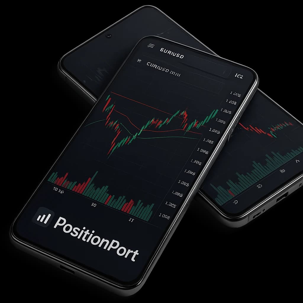 tracking app mockup